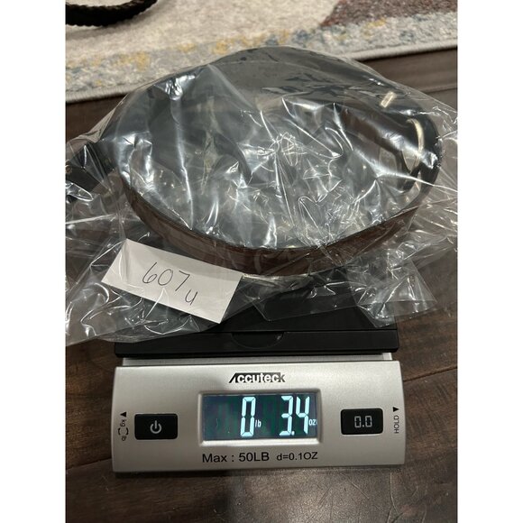 Croc Faux Leather Belt Brown Sz 10 Adjustable Single Prong Silver Buckle - Picture 8 of 8